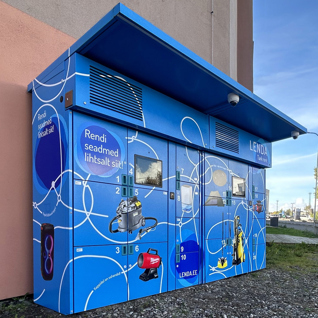 Smart locker system making equipment rental easy and accessible